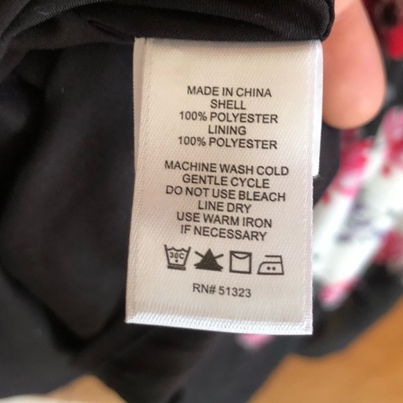 NWOT CeCe Flower Floral Mini Dress Size 2 - Picture 7 of 9